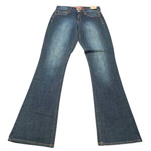 NWT Lucky Brand Women's Sz 4/27 LONG Sofia Boot Jean Mid-Rise Stretch Bootcut